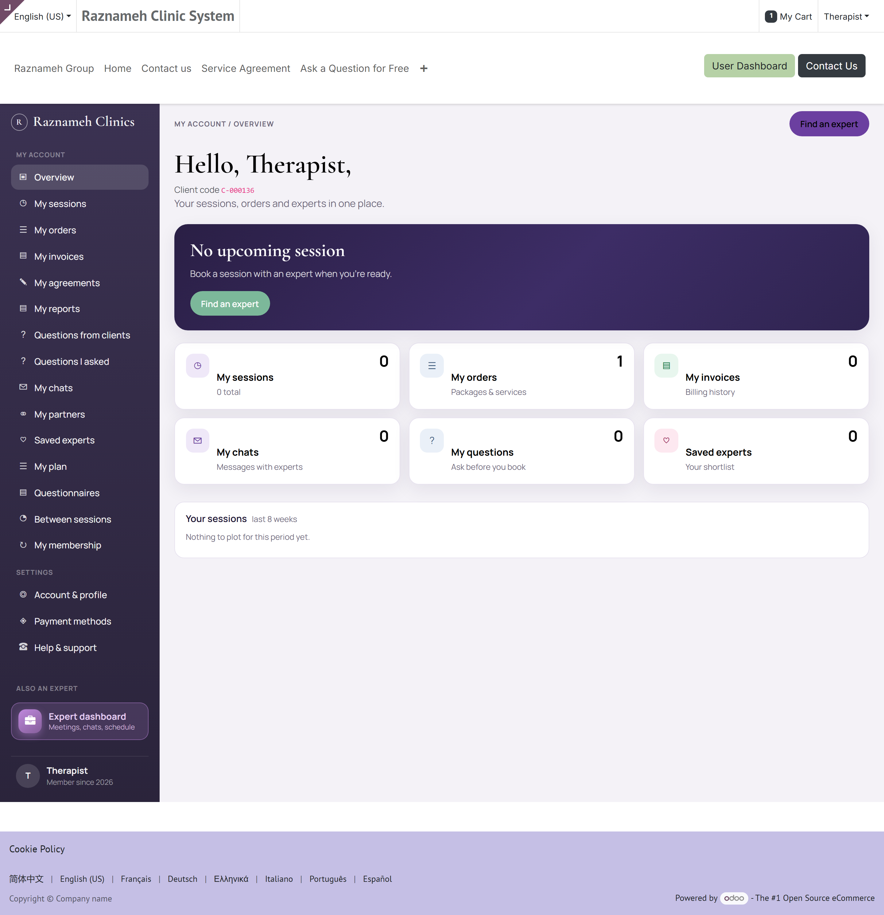 Booking for a client who asked in person or by phone